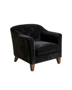 Lark 41.5 '' Wide Tufted Velvet Armchair (synthetic illustration; no displayed measurements)