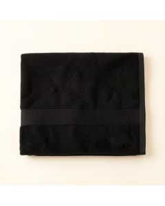 Field Dell Bath Towel - Black (synthetic illustration; no displayed measurements)