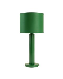 Cove Canyon Floor Lamp With A Plain Fabric Shade - Green (synthetic illustration; no displayed measurements)