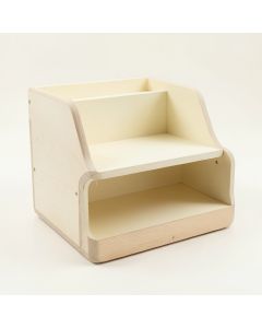 Heath Bend Empty Mug-Storage Cabinet Insert - Cream (synthetic illustration; no displayed measurements)