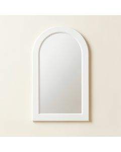 Vale Canyon Framed Wall Mirror - White (synthetic illustration; no displayed measurements)