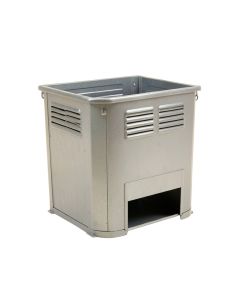 Elm Branch Closed Garden Compost Bin - Gray (synthetic illustration; no displayed measurements)