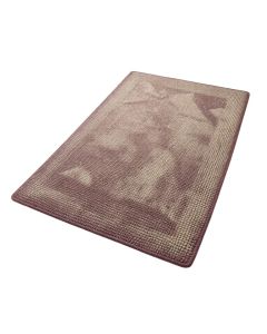 Hand-Knotted Plum Area Rug (synthetic illustration; no displayed measurements)