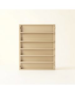 Olive Edge Empty Wall-Mounted Tool Organizer Panel - Beige (synthetic illustration; no displayed measurements)