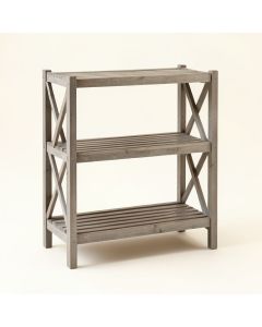 Linden Bluff Empty Seed-Starting Shelving Unit Without Lights - Gray (synthetic illustration; no displayed measurements)