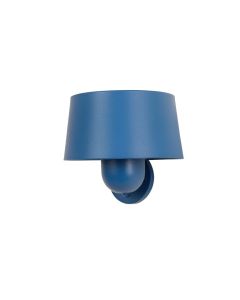 Stone Bridge Wall Sconce Mounted On A Plain Wall - Blue (synthetic illustration; no displayed measurements)