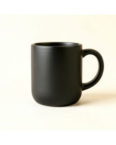 Lake Bridge Ceramic Mug - Black (synthetic illustration; no displayed measurements)
