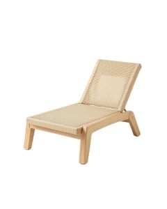 Heath Bluff Outdoor Lounge Chair - Beige (synthetic illustration; no displayed measurements)