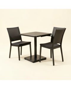 Fergie Aluminum 3 Piece Bistro Set (synthetic illustration; no displayed measurements)