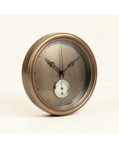 Metal Garden Clock With Hygrometer And Thermometer 14 '' Wall Clock (synthetic illustration; no displayed measurements)