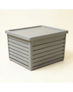 Summit Branch Closed Outdoor Storage Box - Gray (synthetic illustration; no displayed measurements)