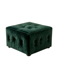 Leni 33 '' Wide Velvet Tufted Square Cocktail Ottoman (synthetic illustration; no displayed measurements)