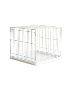 Harbor Crossing Empty Furniture-Style Pet Crate - White (synthetic illustration; no displayed measurements)