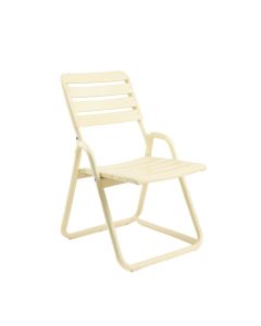 Summit Branch Folding Outdoor Chair - Cream (synthetic illustration; no displayed measurements)