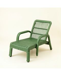 Aspen Arc Outdoor Lounge Chair (synthetic illustration; no displayed measurements)
