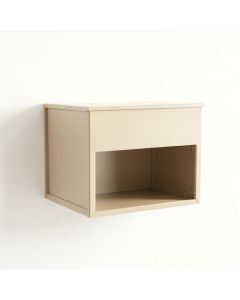 Cliff Brook Wall-Mounted Shelf - Beige (synthetic illustration; no displayed measurements)