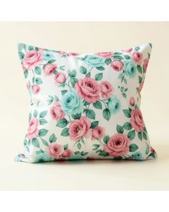 Pop Rose Floral Pillowcase (synthetic illustration; no displayed measurements)