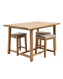 Jameel Counter Height Breakfast 3 Piece Pub Table Set