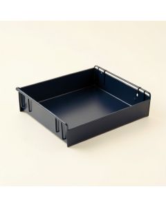 Ridge Brook Empty Under-Desk Cable Tray - Navy (synthetic illustration; no displayed measurements)