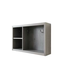 Reed Branch Wall-Mounted Entryway Organizer Shelf - Gray