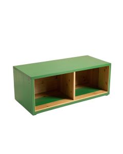 Rowan Brook Shoe Storage Bench - Green