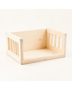 Harbor Dell Empty Furniture-Style Pet Crate - Ivory (synthetic illustration; no displayed measurements)