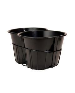 Industrial 2 Piece Metal/Wire Basket Set (synthetic illustration; no displayed measurements)