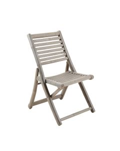 Oak Crossing Folding Outdoor Chair - Gray (synthetic illustration; no displayed measurements)