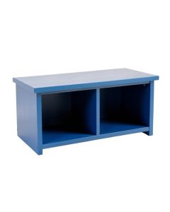 Bay Bend Shoe Storage Bench - Blue (synthetic illustration; no displayed measurements)