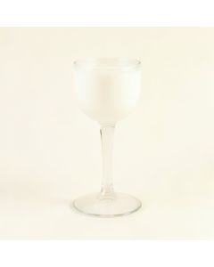 Hazel Branch Empty Candle Holder - White (synthetic illustration; no displayed measurements)