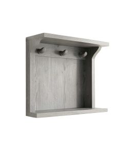Meadow Crossing Wall-Mounted Entryway Organizer Shelf - Gray (synthetic illustration; no displayed measurements)
