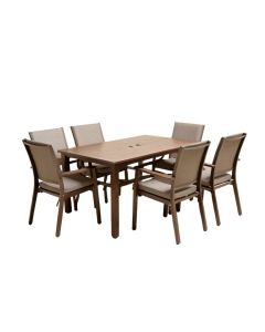 Cublington Outdoor 7 Piece Patio Set