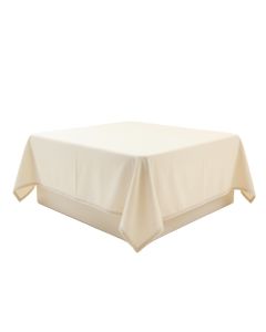 Summit Brook Flat Bed Sheet - Ivory (synthetic illustration; no displayed measurements)