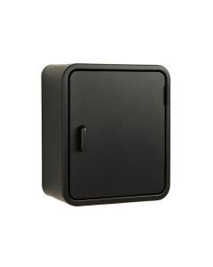 Alder Crest Wall-Mounted Laundry Cabinet - Black