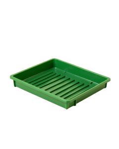 Olive Field Empty Under-Desk Cable Tray - Green (synthetic illustration; no displayed measurements)