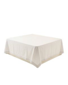 Holly Bend Flat Bed Sheet - White