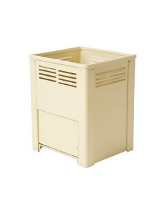 Juniper Bluff Closed Garden Compost Bin - Cream