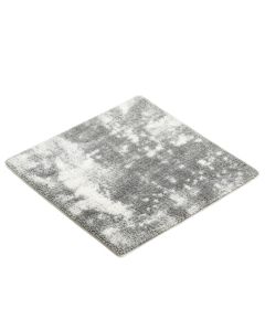 Shag Gray/White Rug