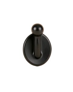Aspen Branch Wall-Mounted Robe Hook - Black