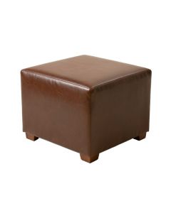 35.25 '' Wide Faux Leather Square Storage Ottoman (synthetic illustration; no displayed measurements)
