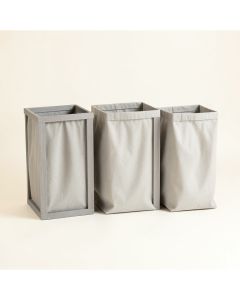 Glen Canyon Laundry Sorting Station With Plain Removable Bags - Gray (synthetic illustration; no displayed measurements)