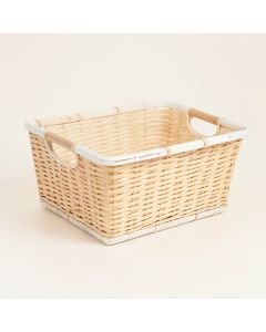 Rowan Canyon Empty Storage Basket - White (synthetic illustration; no displayed measurements)