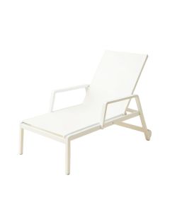 Fern Bridge Outdoor Lounge Chair - White