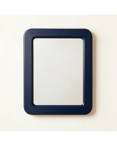 Pine Bridge Framed Wall Mirror - Navy (synthetic illustration; no displayed measurements)