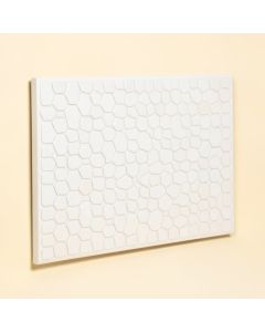 Rama 14 '' X 16 '' Porcelain Honeycomb Mosaic Wall & Floor Tile (synthetic illustration; no displayed measurements)