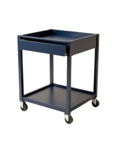 Sage Dale Empty Rolling Workshop Cart - Navy