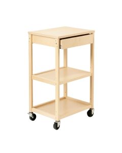 Dune Crossing Empty Rolling Workshop Cart - Beige (synthetic illustration; no displayed measurements)