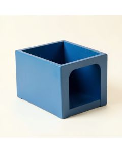 Spruce Dale Empty Furniture-Style Litter Enclosure - Blue (synthetic illustration; no displayed measurements)