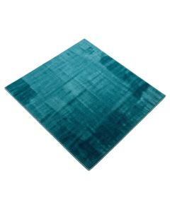 Abstract Teal Blue Indoor / Outdoor Area Rug (synthetic illustration; no displayed measurements)
