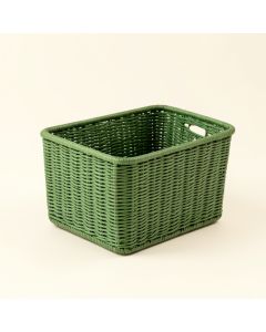 Pine Brook Empty Storage Basket - Green (synthetic illustration; no displayed measurements)